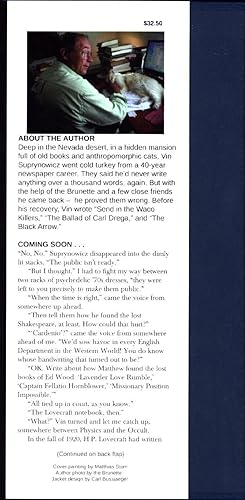 The Testament of James / From the case files of Matthew Hunter and Chantal Stevens (SIGNED &amp; ...