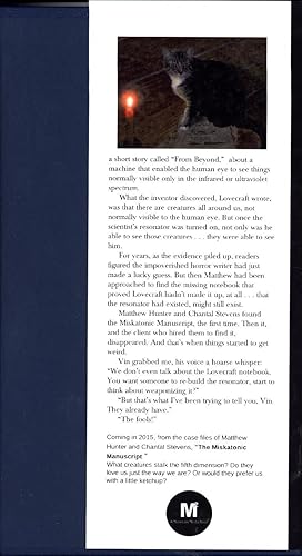 The Testament of James / From the case files of Matthew Hunter and Chantal Stevens (SIGNED &amp; ...