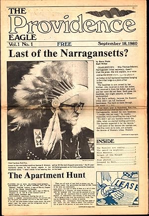 The Providence Eagle, Vol. 1 No. 1: Suprynowicz, Vin, editor