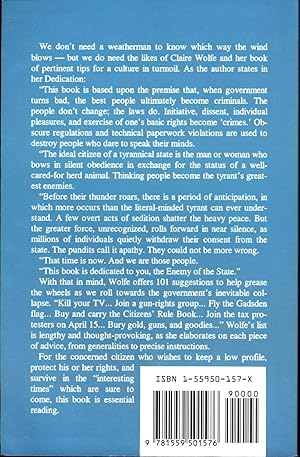 101 Things To Do 'Til the Revolution / Ideas and resources for self-liberation, monkey ...