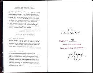 The Black Arrow (LEATHERBOUND, SIGNED): Suprynowicz, Vin