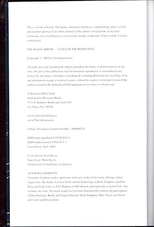 The Black Arrow (LEATHERBOUND, SIGNED): Suprynowicz, Vin