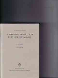 Dictionnaire chronologique de la langue française . - Siècle 17. T. 1., 1601 - 1606
