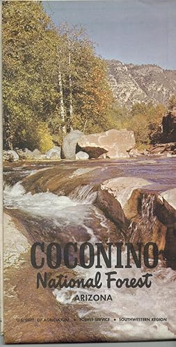 Coconino National Forest, Arizona, Recreation Map