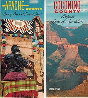 Arizona Counties Travel Brochures : Apache; Coconino; Grahan; Greenlee; Maricopa; Mohave; Navajo;...