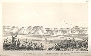 Gypsum Bluffs On The North Branch Red River [Plate No.4]