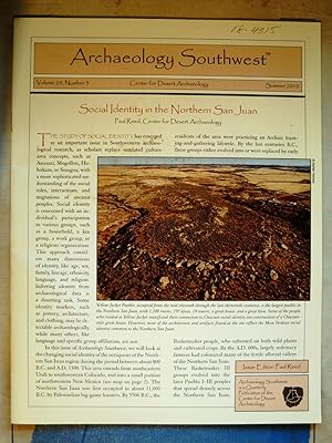 Social Identity in the Northern San Juan Archaeology Southwest Volume 24, No. 3 2010