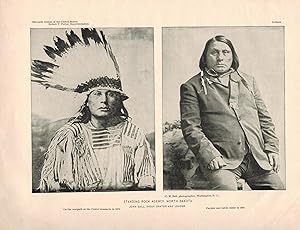 John Gall, Sioux Orator and leader. Standing Rock Agency, North Dakota 2 images.