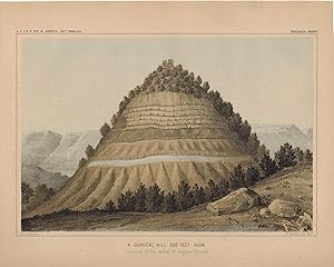 A Conical Hill, 500 Feet High Valley of Laguna Colorado, . Geological Report.Whipple, Lt. Amiel W...