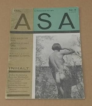 ASA Das Magazin für Körper, Kunst und neues Leben, 2 Jahrgang Nr. 3