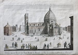 Prospect von der Saupf der Dom Kirche in Florens / Vue del'Eclise Cathetrale à Florence.