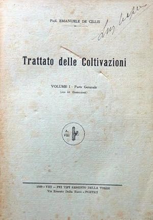 Trattato delle coltivazioni.