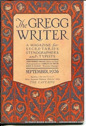 The Gregg Writer-A Magazine for Secretaries, Stenographers and Typists-September, 1926