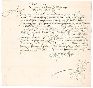 Lettre signée