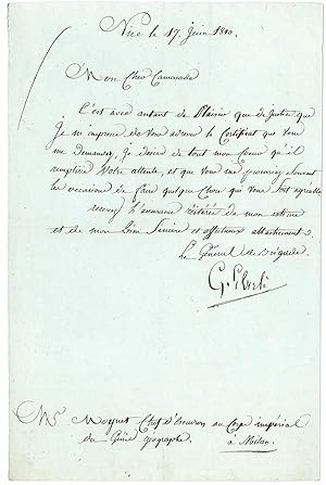 Lettre signée