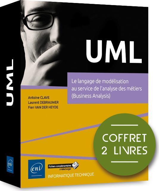 UML - coffret de 2 livres : le langage de modélisation au service de l'analyse des métiers (Business Analysis) - Clave, Antoine - Debrauwer, Laurent - Van Der Heyde, Fien