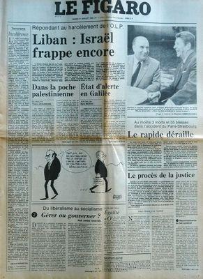 FIGARO (LE) N° 11470 DU 21 07 1981