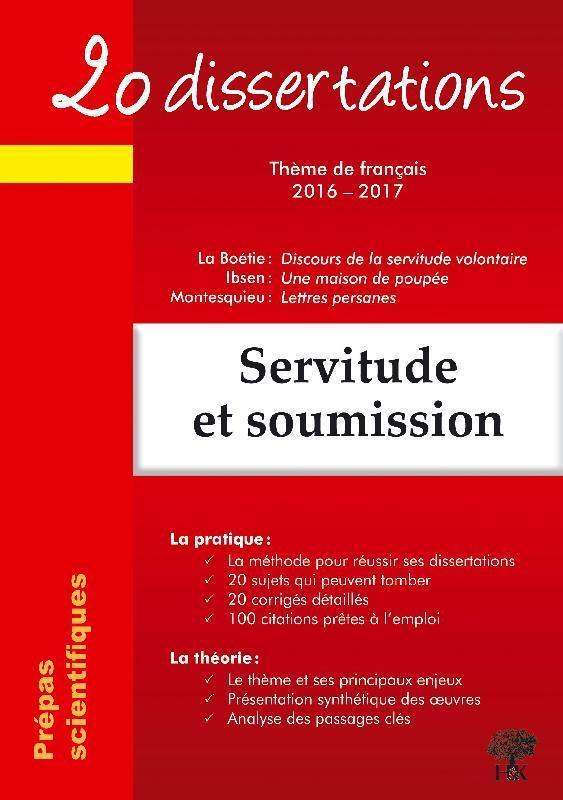 20 Dissertations Servitude Et Soumission - 