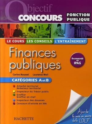 FINANCES PUBLIQUES - CATEGORIE A ET B