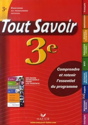 3EME - CAHIER D'ACTIVITES