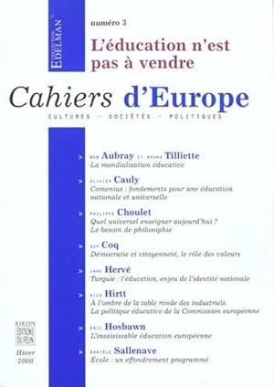 CAHIERS D'EUROPE N.4