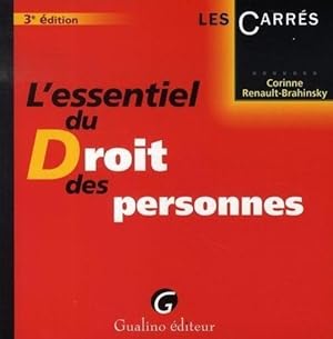 L'essentiel du droit des personnes