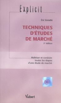 Techniques d'études de marché