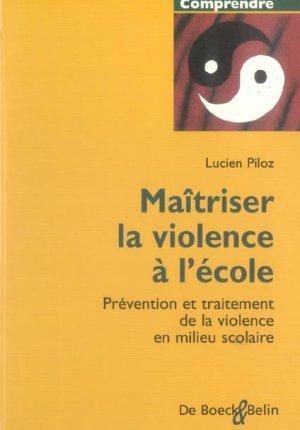 Maîtriser la violence à l'école