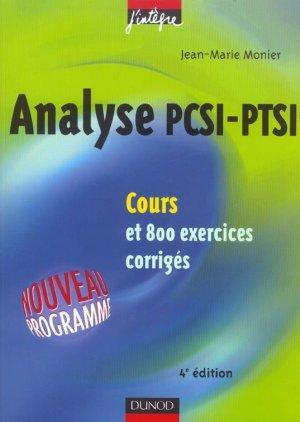 Analyse PCSI-PTSI