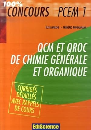 QCM et QROC de chimie générale et organique