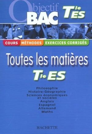 TERMINALE ES - TOUTES LES MATIERES