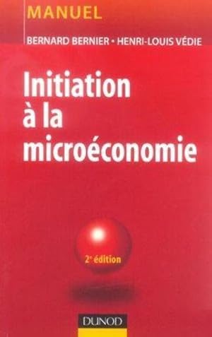 Initiation à la microéconomie