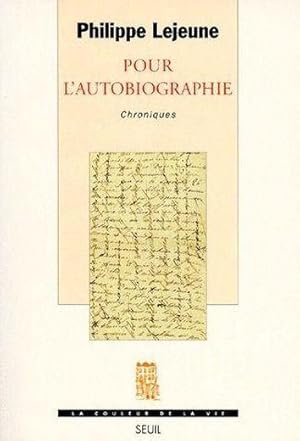 Pour l'autobiographie