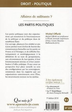 Les partis politiques