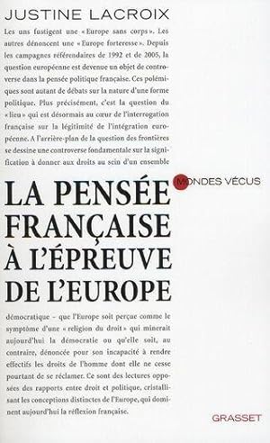 La pensée française à l'épreuve de l'Europe