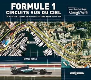 formule 1 circuits vus du ciel - avec la technologie Google earth