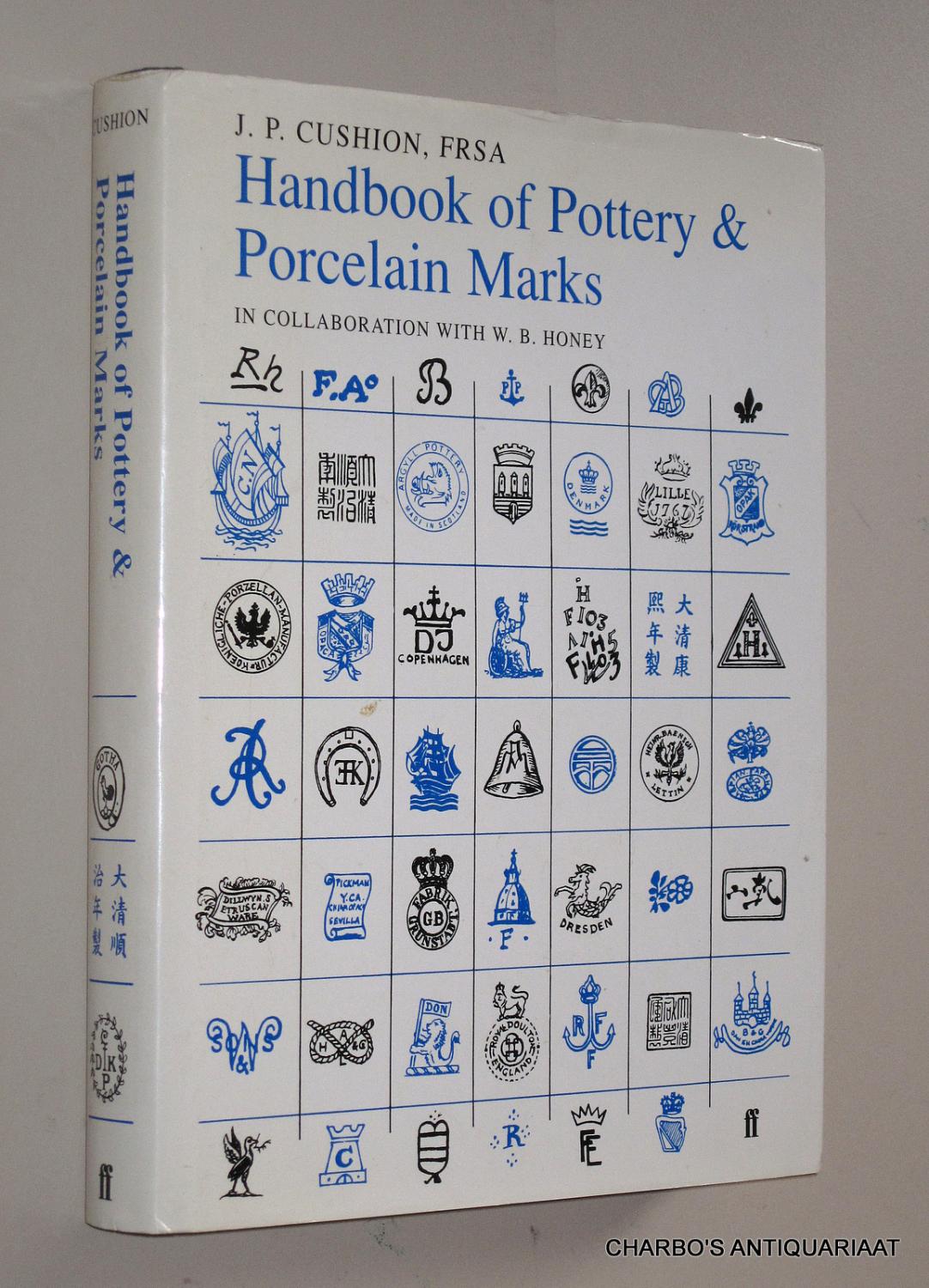 Download Handbook of pottery and porcelain marks. by CUSHION, J.P. & HONEY, W.B.,: (1996) | Charbo's ...