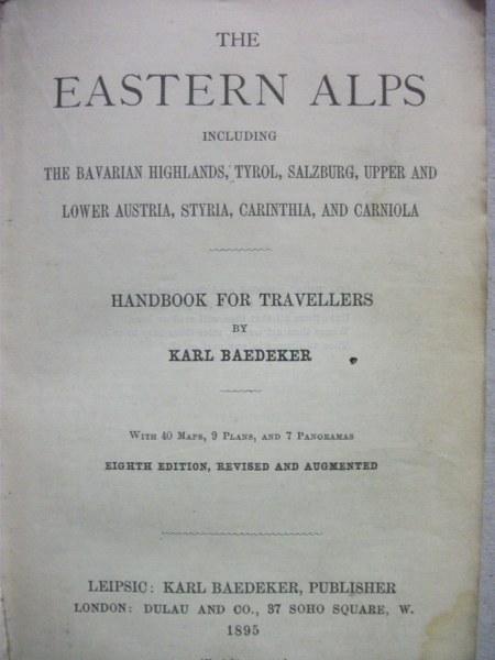 Baedeker's Eastern Alps
