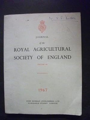 Journal of the Royal Agricultural Society of England vol 128