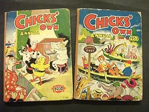 Chicks' Own Annual 1952 & 1953: 2 volumes
