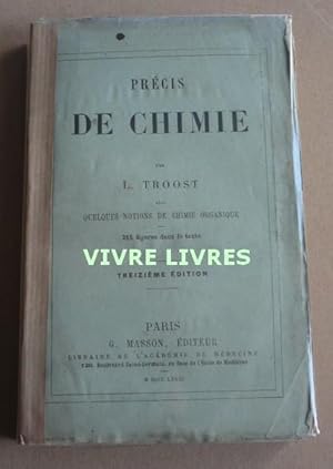 PRÉCIS DE CHIMIE rédigé conformément aux nouveaux programmes et suivi de quelques notions de chim...