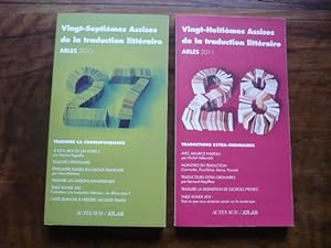2 volumes : Vingt-Septièmes Assises de la traduction littéraire (Arles 2010). TRADUIRE LA CORRESP...