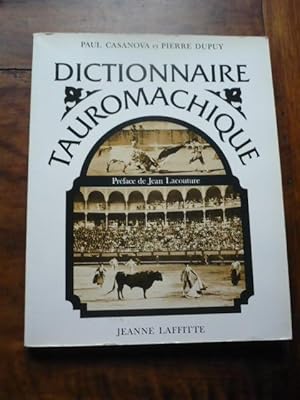 DICTIONNAIRE TAUROMACHIQUE