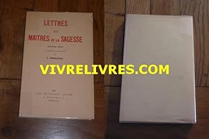 Lettres des maîtres de Sagesse (2ème série)