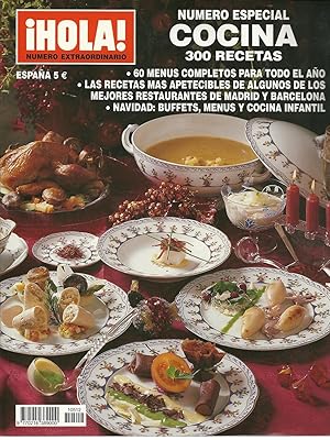Hola Numero Especial Cocina 300 Recetas Muito Bom Very Good Tres Bien Brochado Paperback Broche 2006 1Âª Edicao Cimelio Books