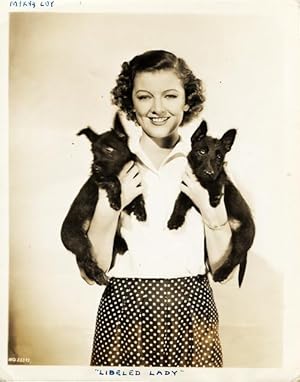 Original Publicity Portrait of Myrna Loy from Libeled Lady