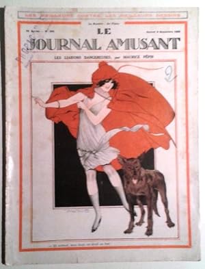 Le Journal Amusant no 226, 76e année , 8 septembre 1923, couverture art deco de Maurice Pépin