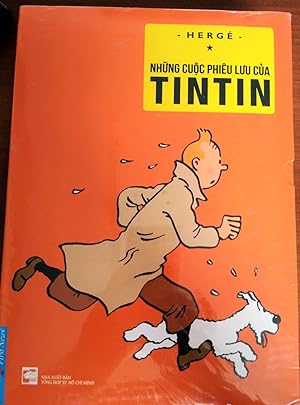 Box Set of 10 Tintin Foreign Language Books from Vietnam. The Adventures of Tintin Series: Vietna...