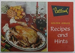 Belling Golden Jubilee Recipes & Hints - Advertising Leaflet for Belling Cookers