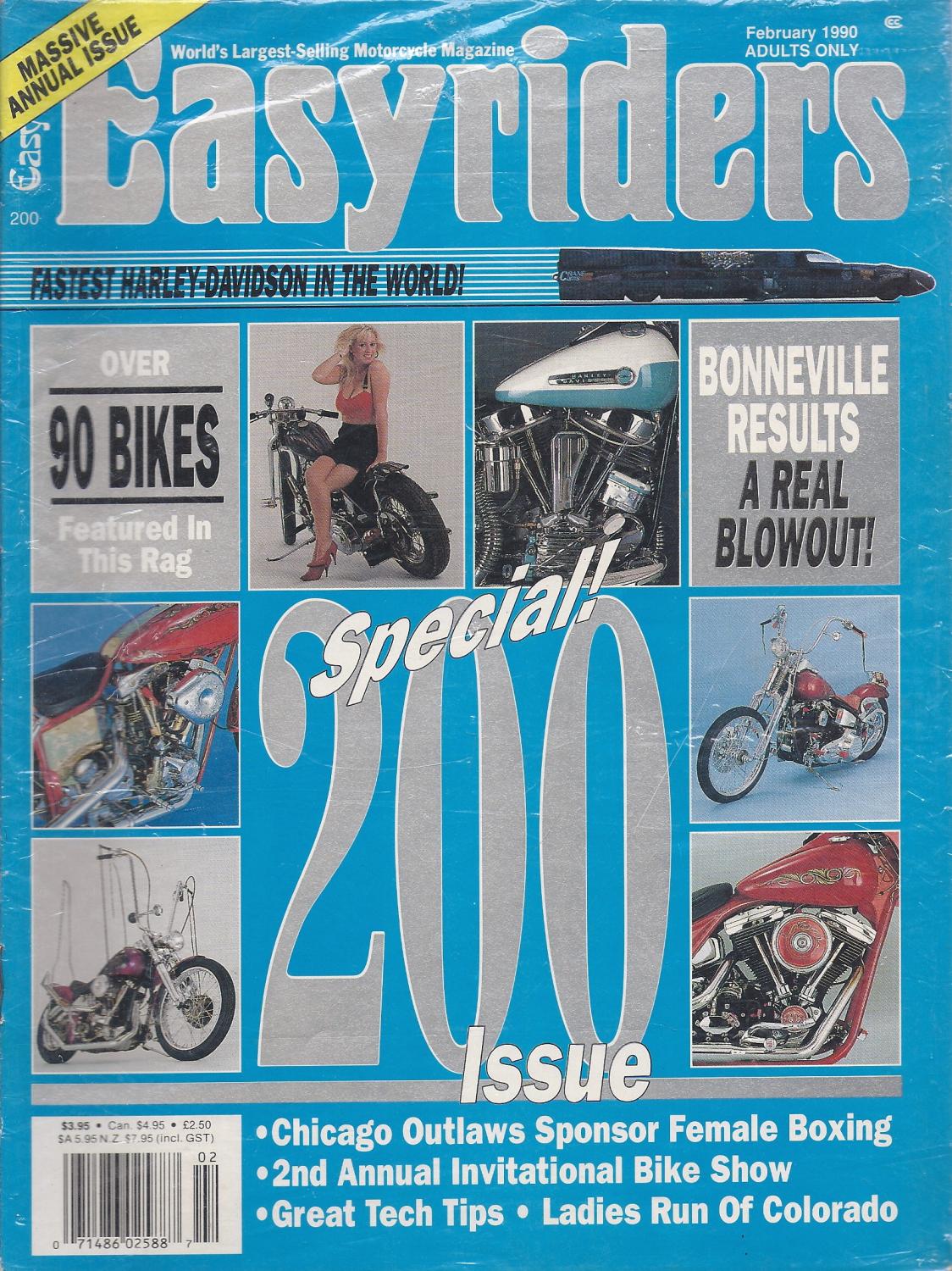APRIL 1977 EASYRIDERS motorcycle magazine.